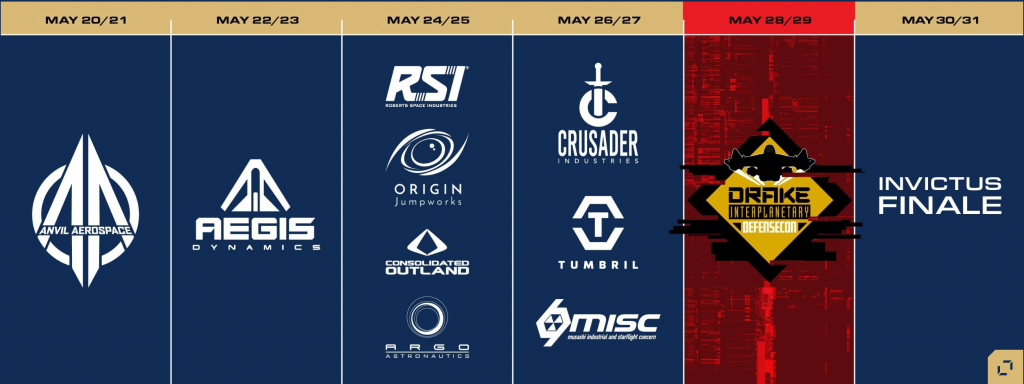 invictus schedule