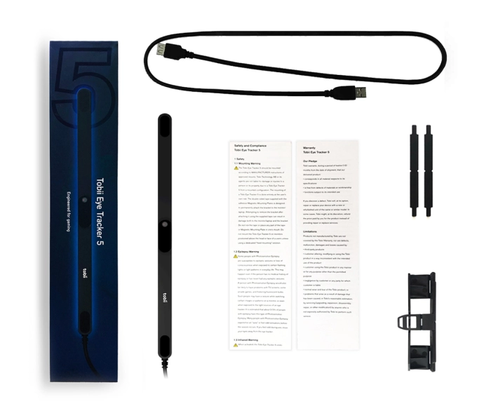 Tobii eye tracker 5 contenuto confezione